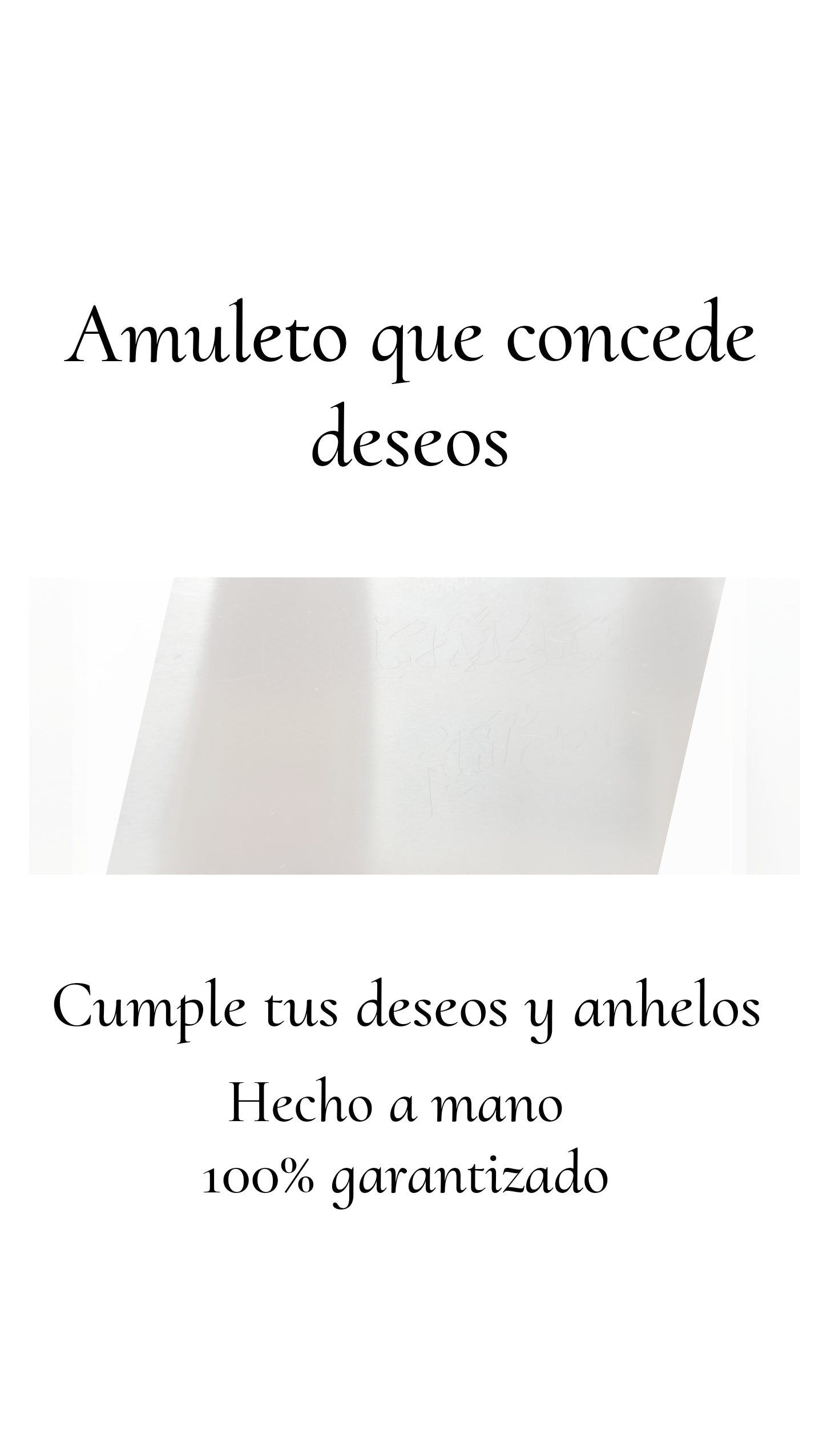 Amulet to manifest wishes and desires