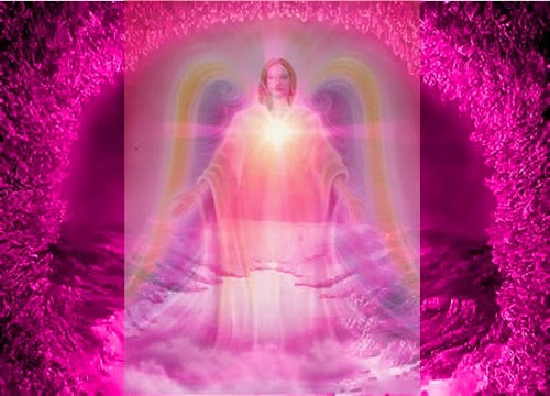 Llama Rosada del Arcángel Chamuel y la Amada Caridad